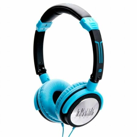 IDANCE Portable Headphones - Black - Blue CRAZY501